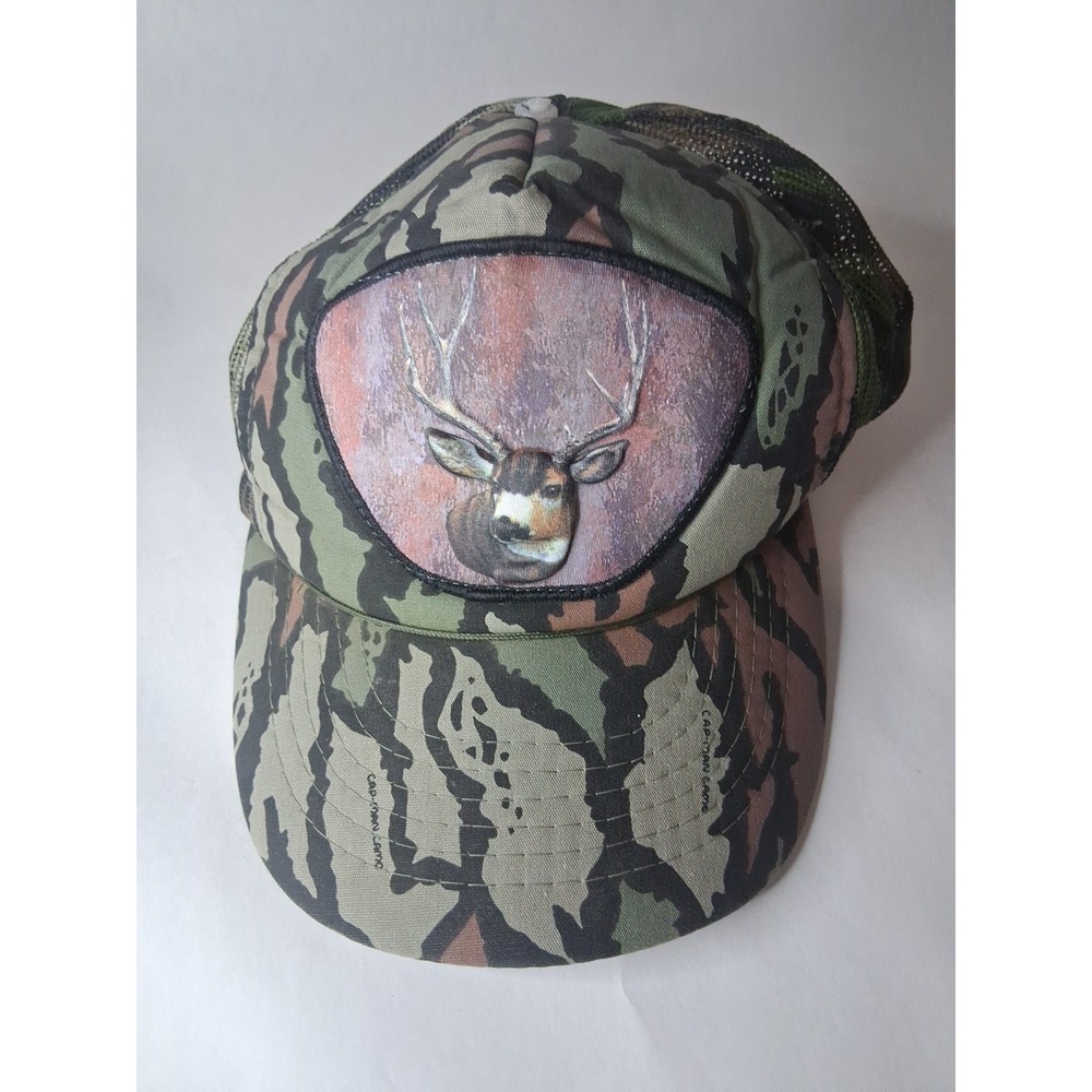 Vintage Camo Hunting Hat Snapback Made In USA  Camo Man